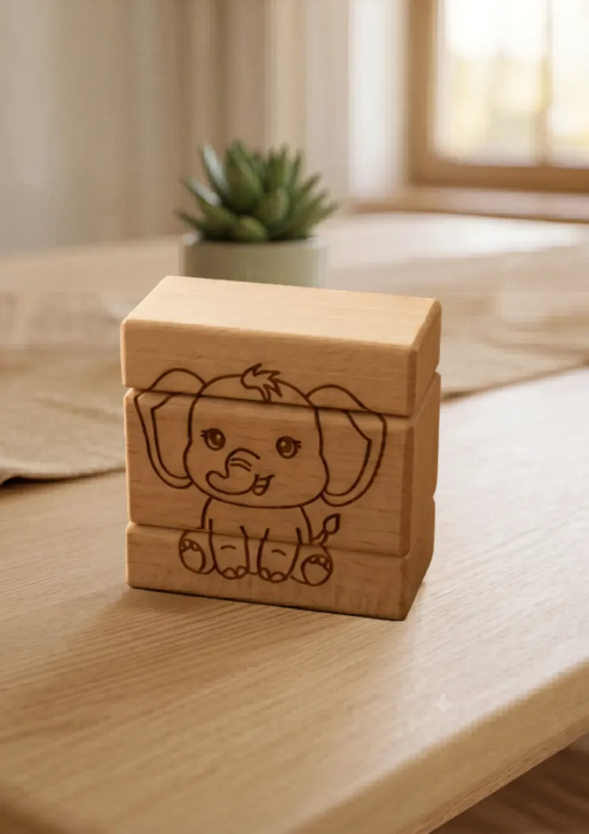 Elefant Holzbausteine